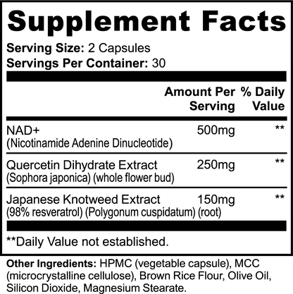 Renew — NAD+ with Resveratrol & Quercetin